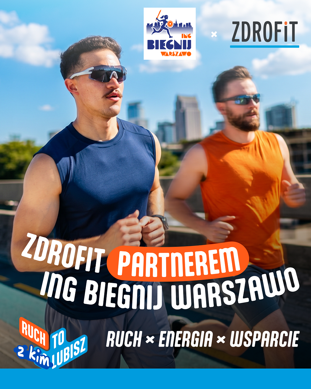 Zdrofit nowym partnerem ING Biegnij Warszawo! Trenuj z największą społecznością fitness w Polsce